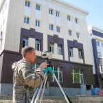 Полевые GPS-измерения на объекте: Административно-офисное здание, г.Сыктывкар, ул.Ленина-Куратова, выполняет-инженер топограф Безносиков Н.М.